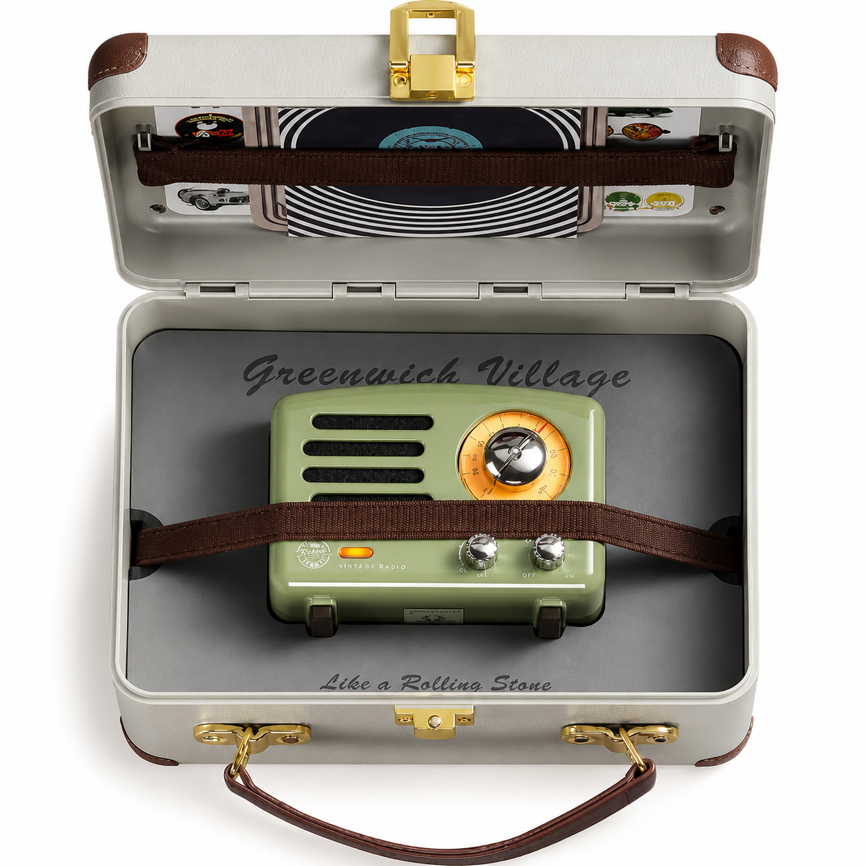 Portable Old Fashion Speaker