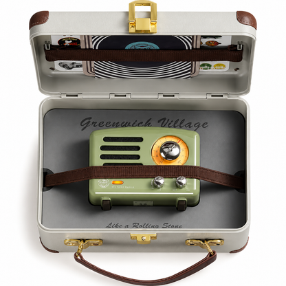 Portable Old Fashion Speaker